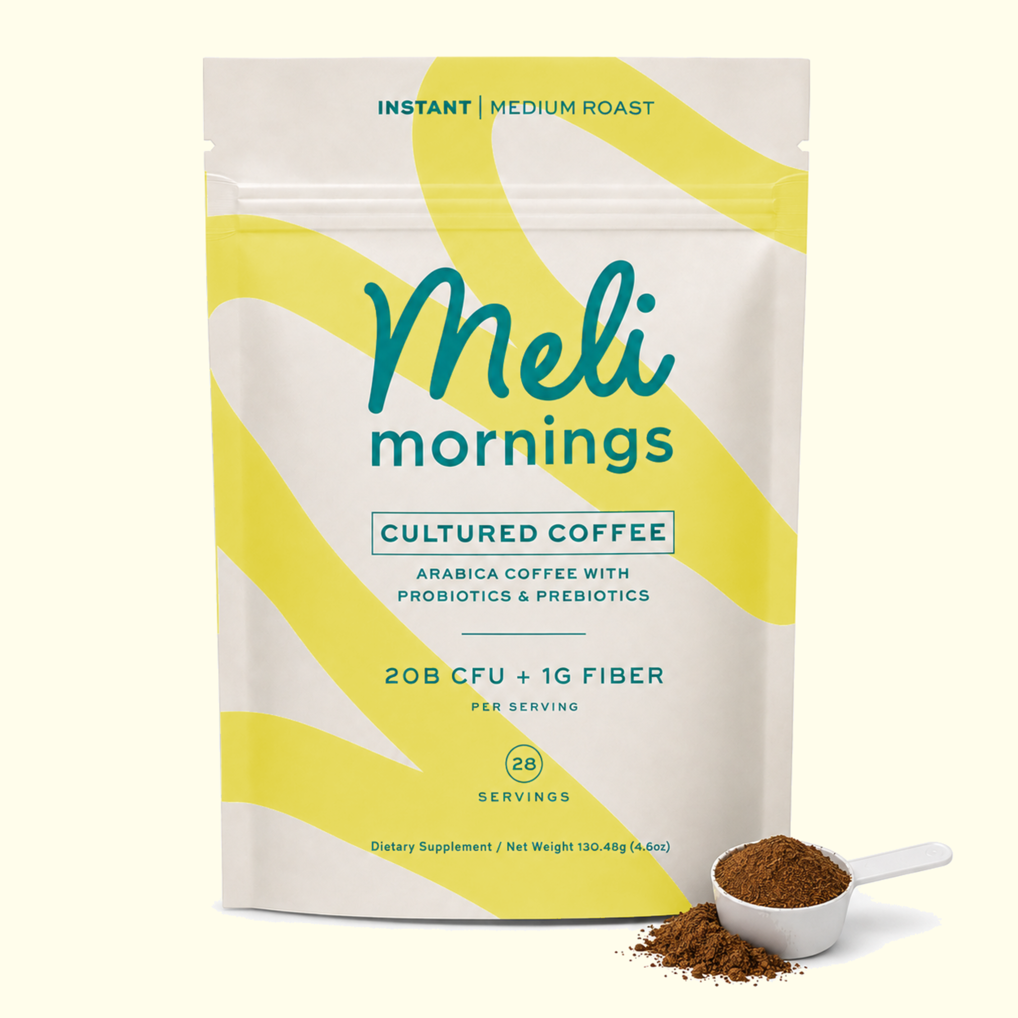 Cultured Coffee - Pre+Probiotic Coffee, Unflavored Medium Roast